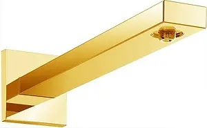 Держатель верхнего душа на стену Hansgrohe Square 390 полированное золото 27694990, 1