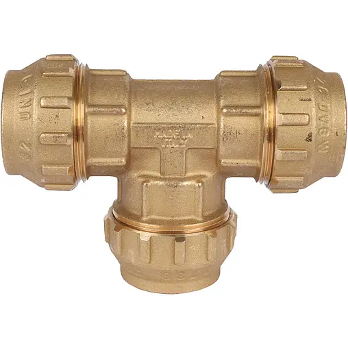 Тройник компрессионный соединительный 32мм x 32мм x 32мм Tiemme 3400022