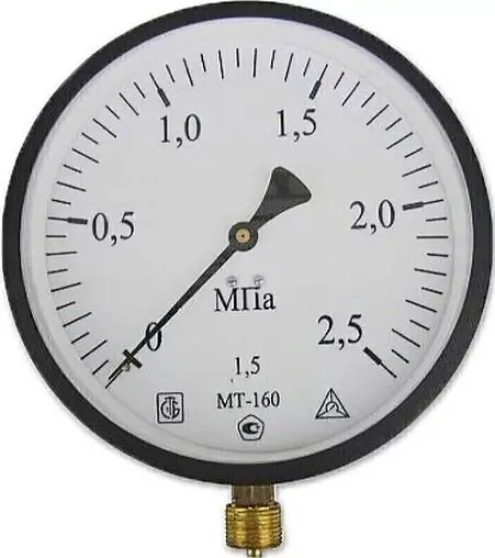 Манометр радиальный Багория МТ-160мм 25 бар 20х1.5мм 182102414