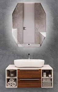 Зеркало с подсветкой Terminus Ватикан 80x60 с подогревом 4673735600133 Зеркало с подсветкой Terminus Ватикан 80x60 с подогревом 4673735600133, 1