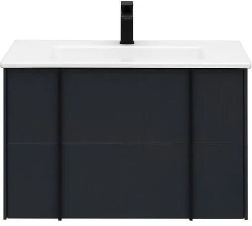 Тумба-умывальник подвесной Allen Brau Reality 80 антрацит 1.32005.AM+