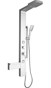 Душевая панель со смесителем для душа Aquanet хром матовый SL2015CS-1 Душевая панель со смесителем для душа Aquanet хром матовый SL2015CS-1, 1