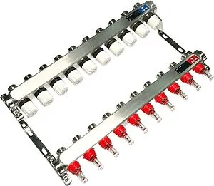 Группа коллекторная с расходомерами 10 отводов 1"в/в x ¾"ек Uni-fitt TECHNO 450W4310 Группа коллекторная с расходомерами 10 отводов 1"в/в x ¾"ек Uni-fitt TECHNO 450W4310, 4