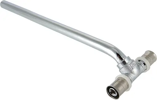 Тройник пресс радиаторный с хромированной трубкой 16мм x 15мм x 16мм Valtec VTm.282.HN.161516 Тройник пресс радиаторный с хромированной трубкой 16мм x 15мм x 16мм Valtec VTm.282.HN.161516