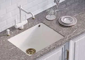 Мойка кухонная Omoikiri Bosen 54-U-WH белый 4993164 Мойка кухонная Omoikiri Bosen 54-U-WH белый 4993164, 4