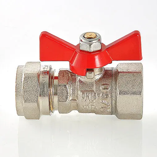 Кран шаровый с переходом на мп трубу 16мм x ½&quot;в Valtec VT.342.N.1604