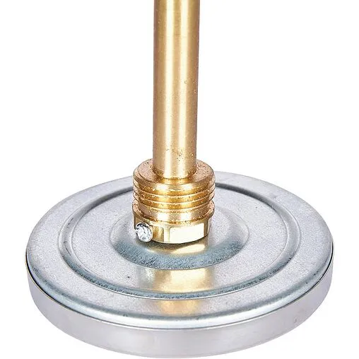 Термометр биметаллический Rommer 80мм 120°С гильза 100мм ½&quot; RIM-0001-801015