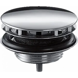 Выпуск без перекрытия для раковины без перелива Hansgrohe хром 50001000 Выпуск без перекрытия для раковины без перелива Hansgrohe хром 50001000, 1