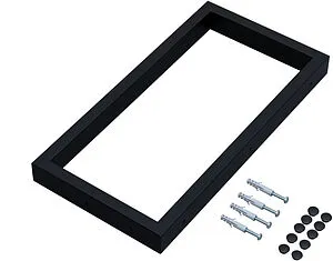 Кронштейн Aquanet Магнум чёрный 00316659, 1