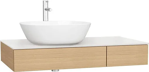 Тумба под умывальник подвесная VitrA Origin 90 L дуб 65675
