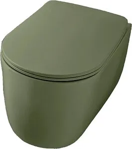 Унитаз подвесной безободковый Kerasan Nolita Tornado Verde 531511, 1