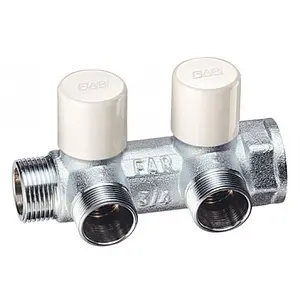 Коллектор балансировочный проходной 2 отвода 1"в/н x ½"к Far MultiFAR FK 3879 11202 Коллектор балансировочный проходной 2 отвода 1"в/н x ½"к Far MultiFAR FK 3879 11202, 1