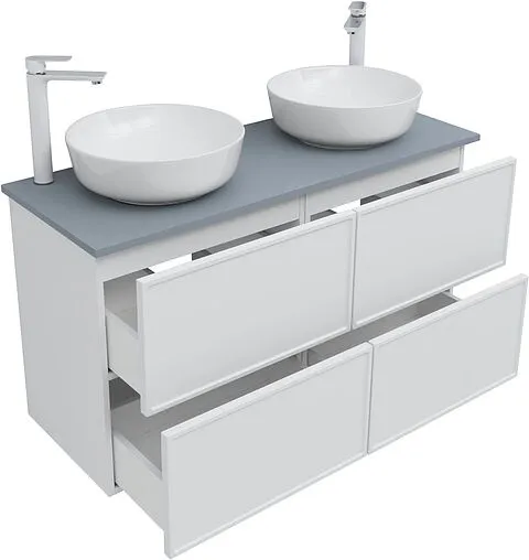 Тумба-умывальник Aquanet Арт 60 белый матовый 00313254+00306390