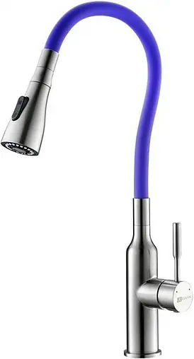 Смеситель для кухни Lemark Expert хром/фиолетовый LM5082S-Violet