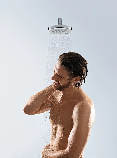 Лейка верхнего душа Hansgrohe Crometta 160 1jet LowPressure хром/белый 26576400