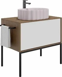 Раковина Kerama Marazzi Artbasin Conchiglia 50 мальва CC.wb.50\MAL Раковина Kerama Marazzi Artbasin Conchiglia 50 мальва CC.wb.50\MAL, 4