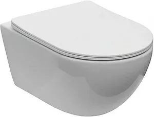 Унитаз подвесной безободковый Logan L1W Tornado белый 00331867 Унитаз подвесной безободковый Logan L1W Tornado белый 00331867, 1