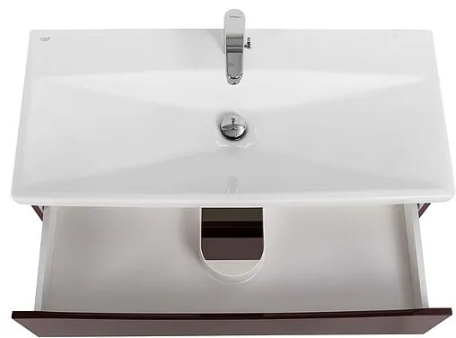 Тумба под умывальник подвесная BelBagno MARINO-CER 80 Bordo Lucido MARINO-CER-800-2C-SO-BRDL-P