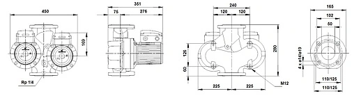 Насос циркуляционный Grundfos UPSD 50-120 F 96402105