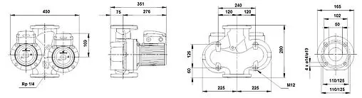 Насос циркуляционный Grundfos UPSD 50-120 F 96402107