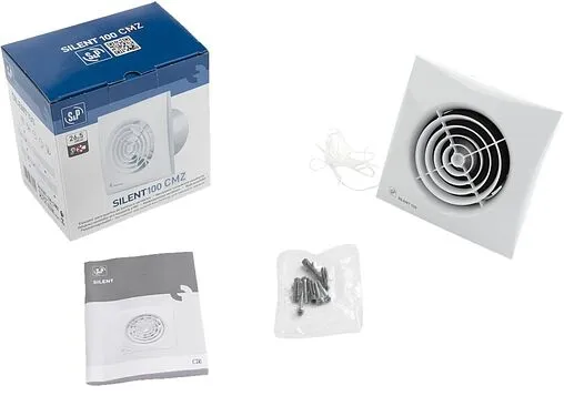 Вентилятор вытяжной Soler &amp; Palau SILENT-100 CMZ белый