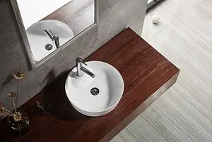 Раковина Bravat Affability 44 белый C22239W-1-ENG Раковина Bravat Affability 44 белый C22239W-1-ENG, 3