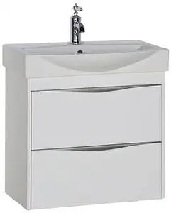 Тумба-умывальник Aquanet Франка 65 белый 00183051+00182328 Тумба-умывальник Aquanet Франка 65 белый 00183051+00182328, 1