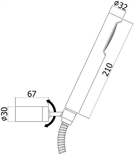 Душевой набор Paffoni Birillo хром ZDUP036CR