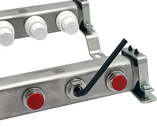 Группа коллекторная без расходомеров 8 отводов 1"в/в x ¾"ек Wester MUVS8134 Группа коллекторная без расходомеров 8 отводов 1"в/в x ¾"ек Wester MUVS8134