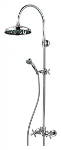 Душевая система со смесителем для душа Bossini Retro хром L01526.030 Душевая система со смесителем для душа Bossini Retro хром L01526.030, 1