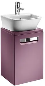 Тумба-умывальник подвесная Roca GAP 45 фиолетовый ZRU9302743+327477000, 1