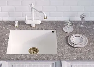 Мойка кухонная Omoikiri Bosen 54-U-WH белый 4993164 Мойка кухонная Omoikiri Bosen 54-U-WH белый 4993164, 3