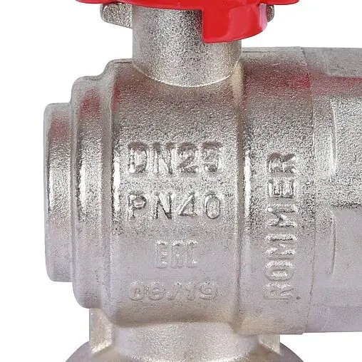 Кран шаровый с американкой угловой 1&quot;в x 1&quot;н Rommer RBV-0006-0610225