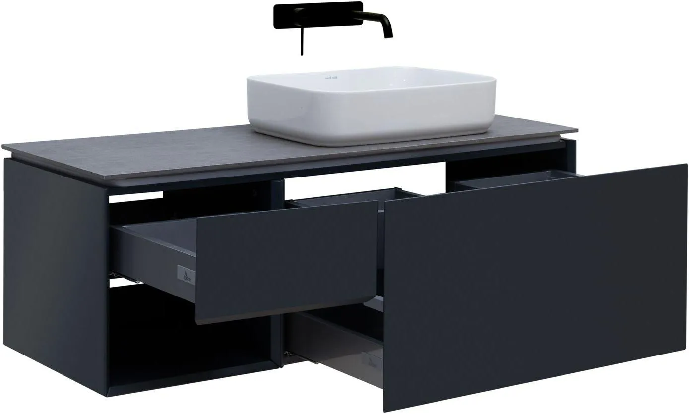 Тумба-умывальник подвесная Allen Brau Infinity 120 R антрацит 1.21008.AM+, 5