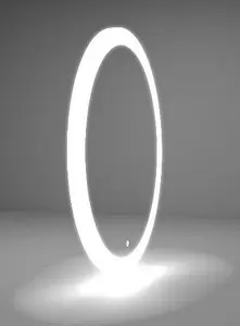 Зеркало с подсветкой Continent Rinaldi Led 64.5 белый ЗЛП493, 2