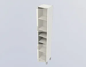 Шкаф-пенал напольный Aquanet Донна 35 R дуб белый 00169040 Шкаф-пенал напольный Aquanet Донна 35 R дуб белый 00169040, 5