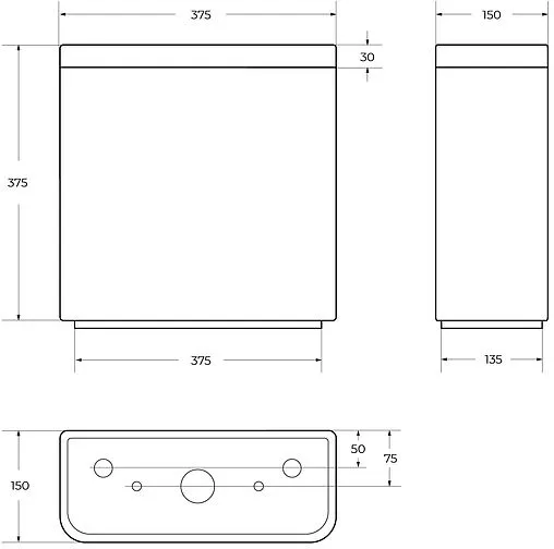 Бачок для унитаза BelBagno Energia белый BB8134T Бачок для унитаза BelBagno Energia белый BB8134T
