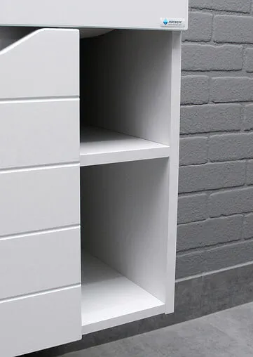 Тумба под умывальник подвесной Айсберг Absolute 60 белый DA6703T