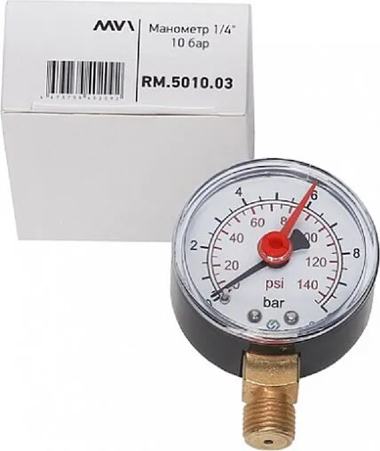 Манометр радиальный MVI 50мм 4 бар ¼&quot; RM.5010.03