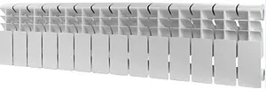 Радиатор биметаллический 14 секции Rommer Plus Bm 200 RBM-3210-020014 Радиатор биметаллический 14 секции Rommer Plus Bm 200 RBM-3210-020014, 1