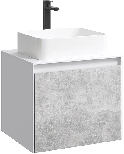 Тумба под умывальник подвесная Aqwella Mobi 60 белый MOB0106W