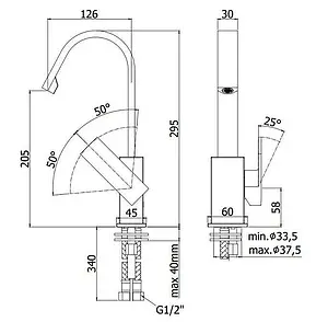 Смеситель для раковины Paffoni Elle хром EL878CR Смеситель для раковины Paffoni Elle хром EL878CR, 2