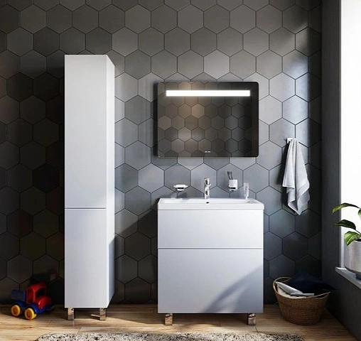 Тумба под умывальник напольная Am.Pm Gem 75 белый M90FSX07522WG32 Тумба под умывальник напольная Am.Pm Gem 75 белый M90FSX07522WG32