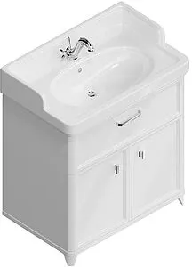 Тумба-умывальник напольная Kerama Marazzi Pompei 80 белый PO.N.80.1\WHT+PO.wb.80 Тумба-умывальник напольная Kerama Marazzi Pompei 80 белый PO.N.80.1\WHT+PO.wb.80, 4