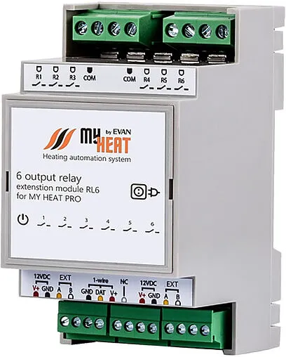Релейный блок расширения MyHeat RL6 6291