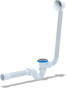 Слив-перелив для ванны Ани Пласт хром EC155S, 1