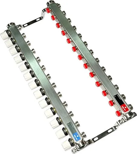 Группа коллекторная без расходомеров 13 отводов 1&quot;в/в x ¾&quot;ек Uni-fitt TECHNO 451W4313