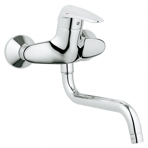 Смеситель для кухни настенный Grohe Eurodisc хром 33772001