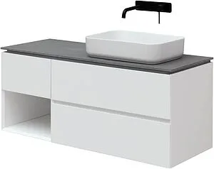 Тумба под умывальник подвесная Allen Brau Infinity 120 R белый 1.21007.WM, 5