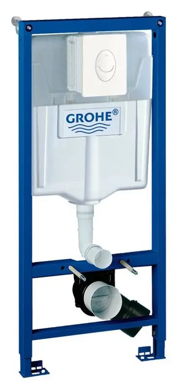 Инсталляция для подвесного унитаза Set 3 в 1 Grohe Rapid SL 38722001 с кнопкой белый глянцевый Инсталляция для подвесного унитаза Set 3 в 1 Grohe Rapid SL 38722001 с кнопкой белый глянцевый, 1